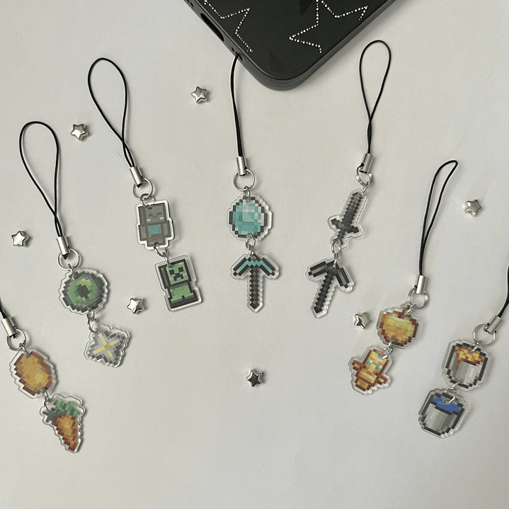 Strap Para Teléfono Minecraft 1