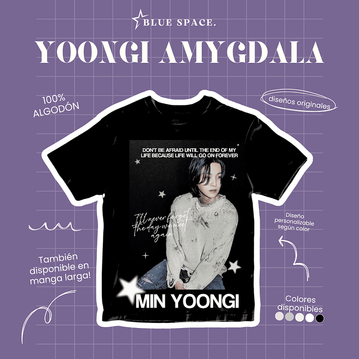 Polera Yoongi AMYGDALA 1