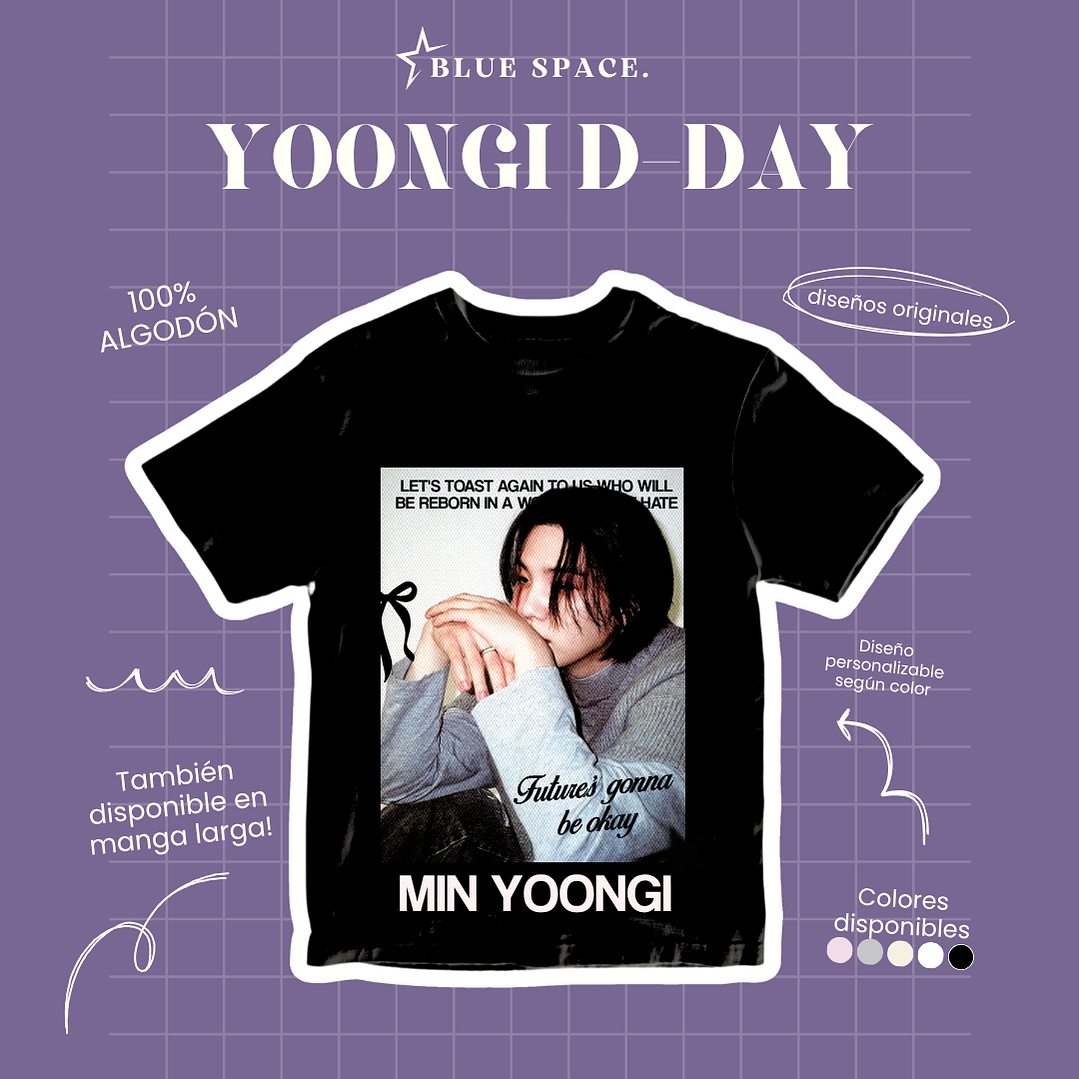 Polera Yoongi D-DAY 1