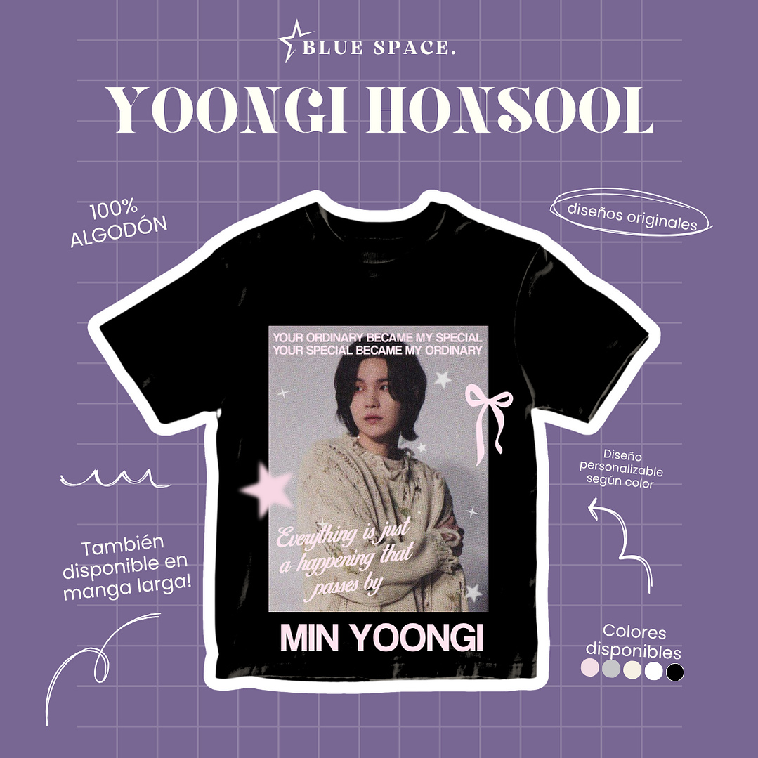 Polera Yoongi HONSOOL 1