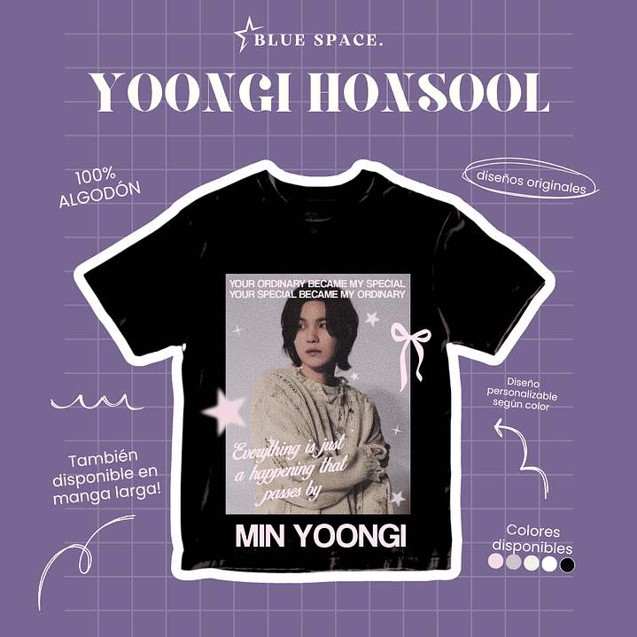 Polera Yoongi HONSOOL 1