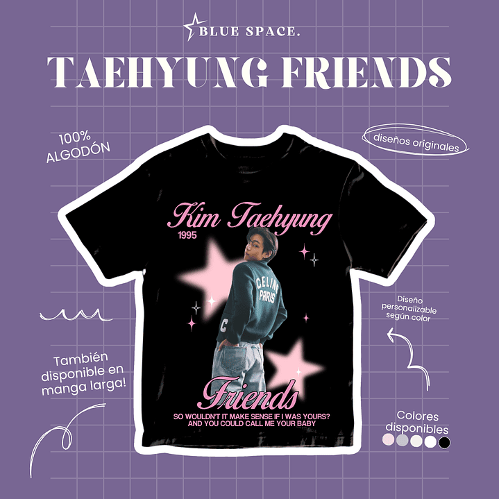 Polera Taehyung FRIENDS 1