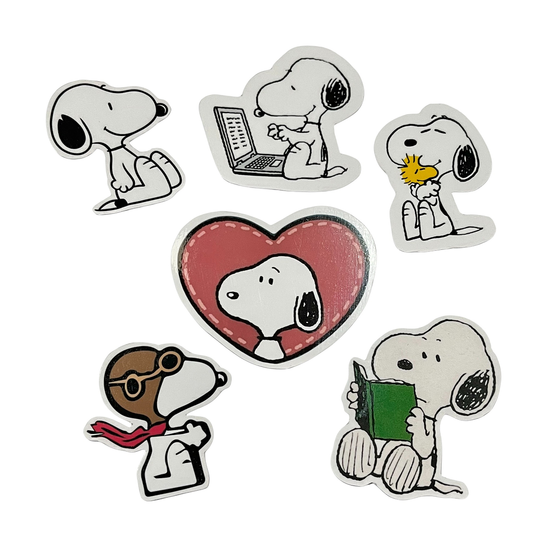 Set de Stickers Snoopy - 6 Unidades 1