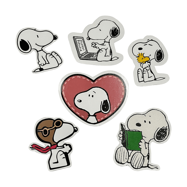 Set de Stickers Snoopy - 6 Unidades 1