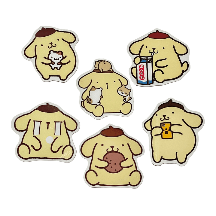 Set Stickers Pompompurin - 6 unidades 1