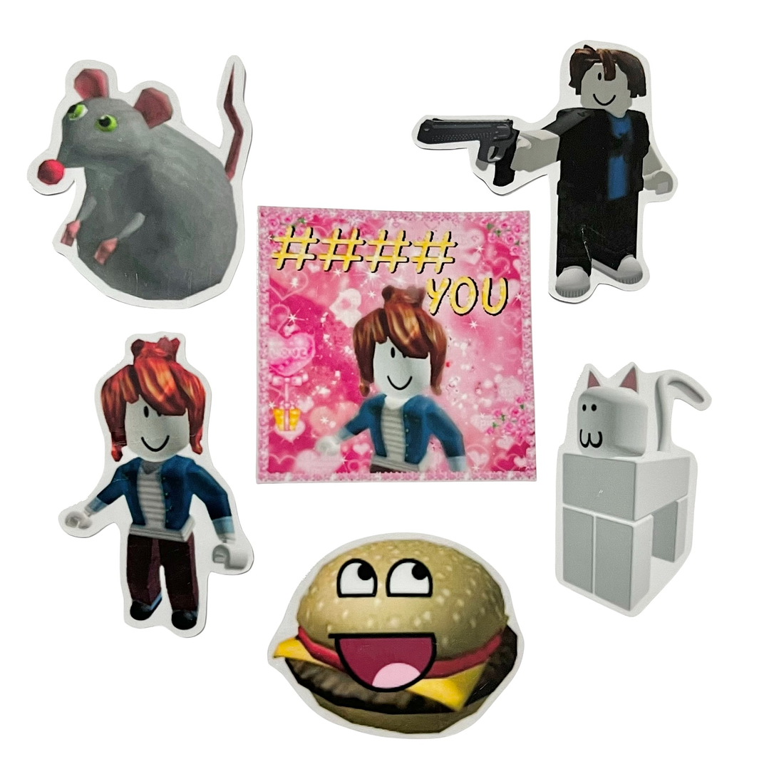 Set Stickers Roblox - 6 unidades 1