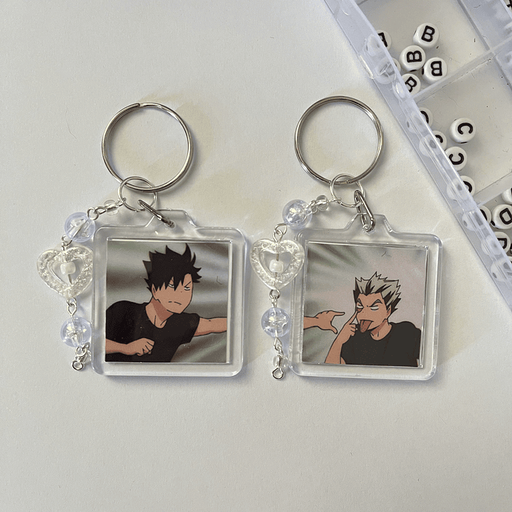 Llaveros para compartir - Bokuto y Kuroo  1