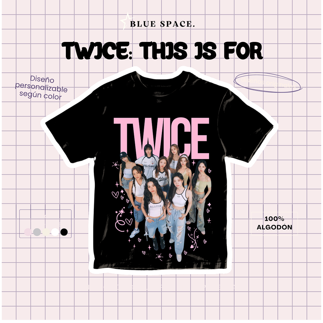 Polera TWICE- THIS IS FOR 1