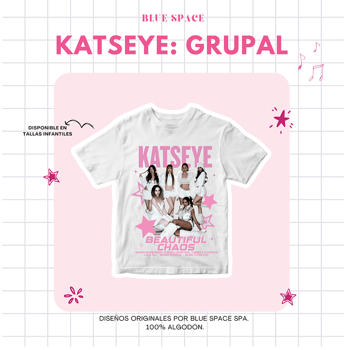 Polera KATSEYE - BEAUTIFUL CHAOS 3