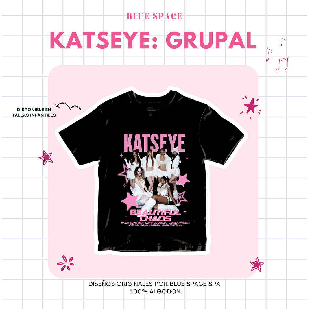 Polera KATSEYE - BEAUTIFUL CHAOS 1