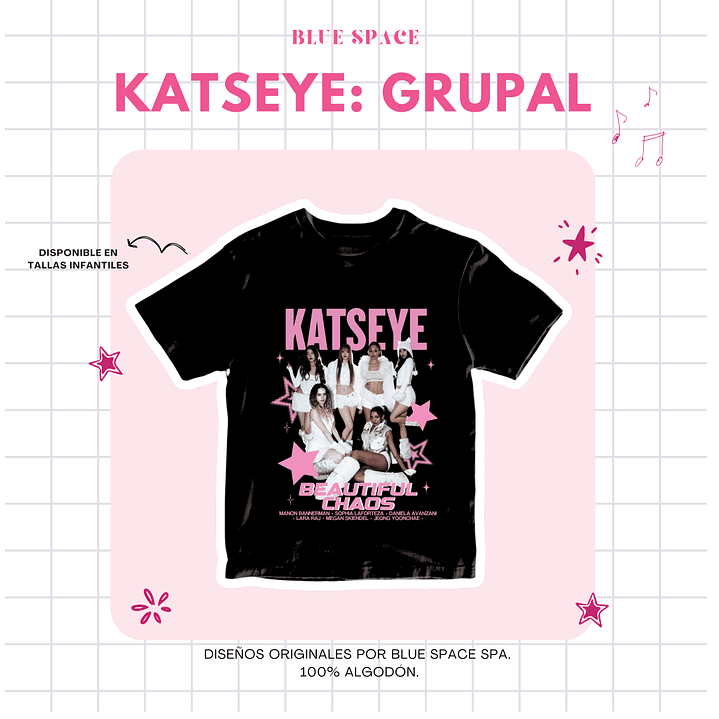 Polera KATSEYE - BEAUTIFUL CHAOS 1