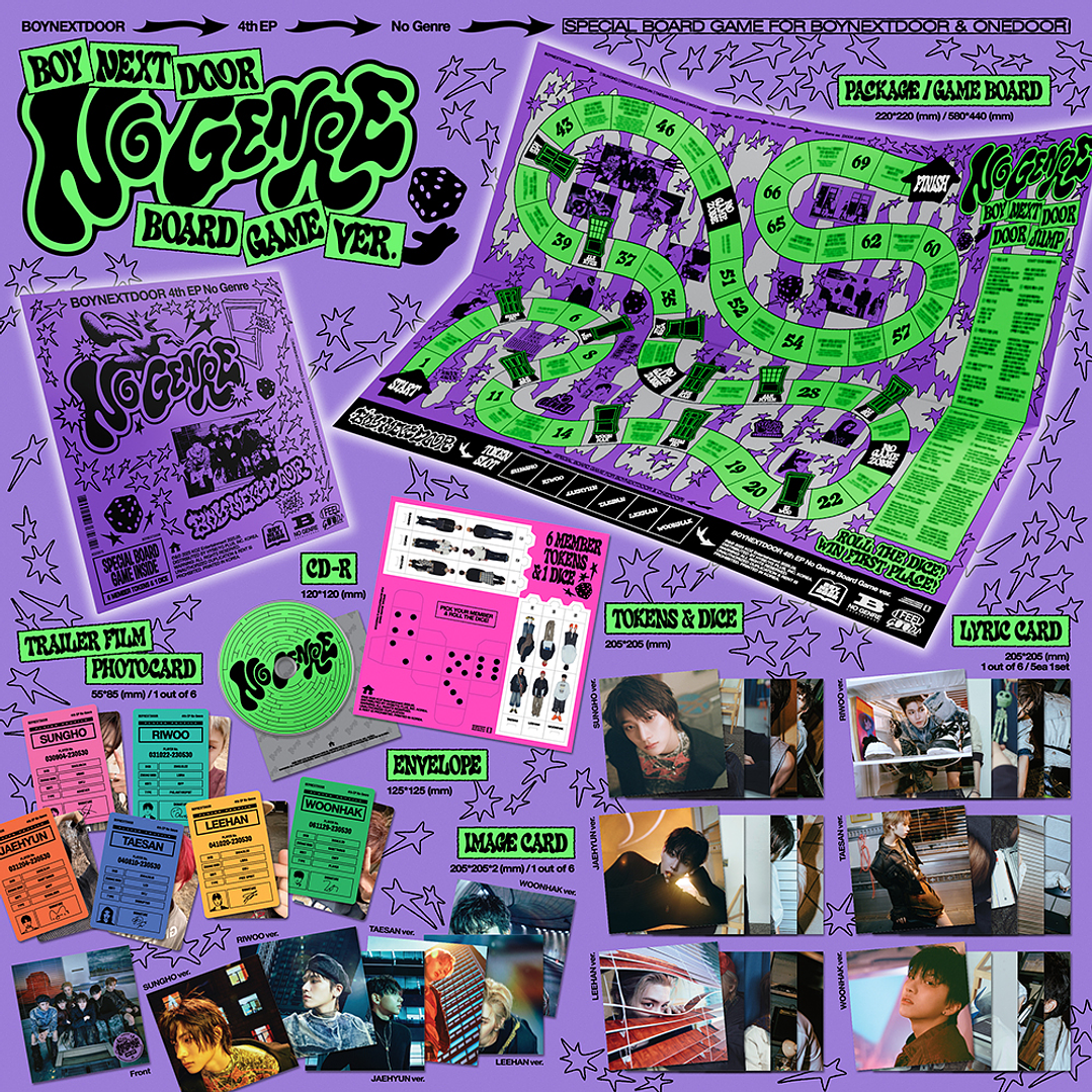 BOYNEXTDOOR - NO GENRE (BOARD GAME Ver.) 2