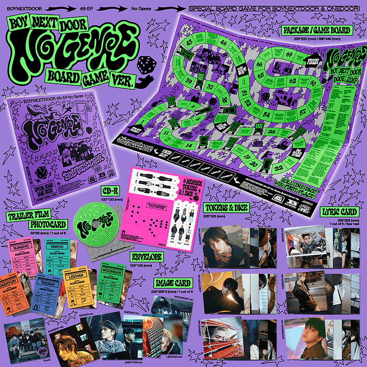 BOYNEXTDOOR - NO GENRE (BOARD GAME Ver.) 2