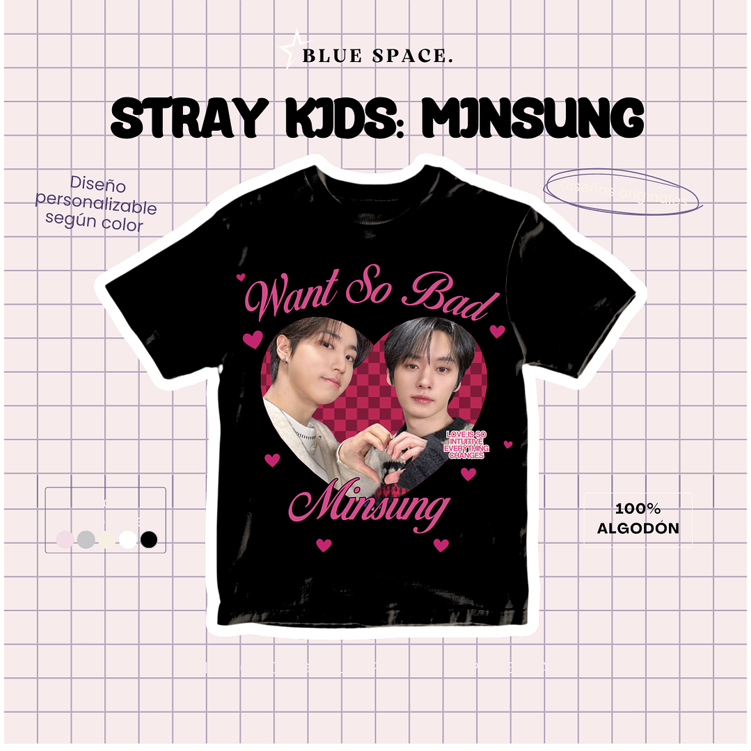 Polera MINSUNG - STRAY KIDS 1