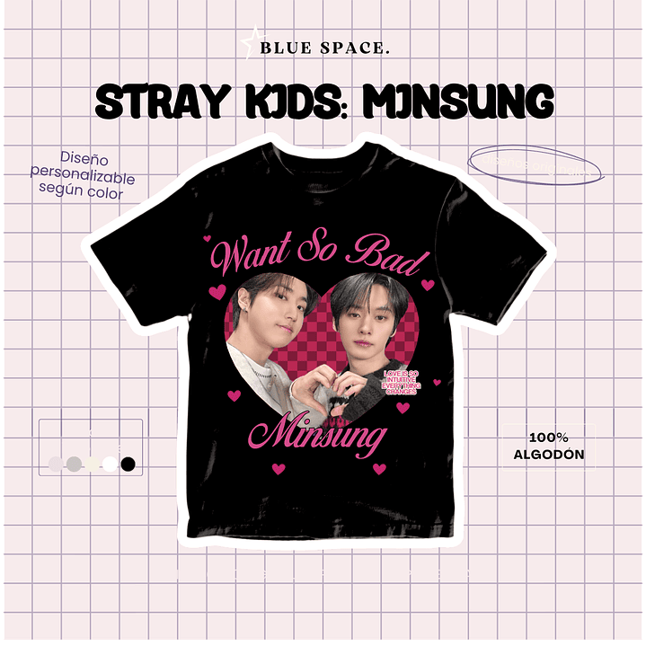 Polera MINSUNG - STRAY KIDS 1