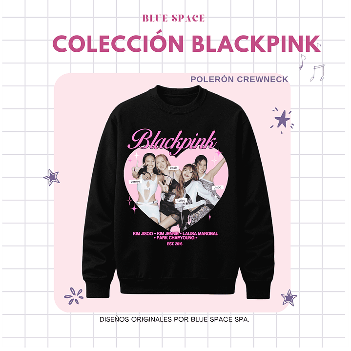 Polera BLACKPINK - Grupal 7