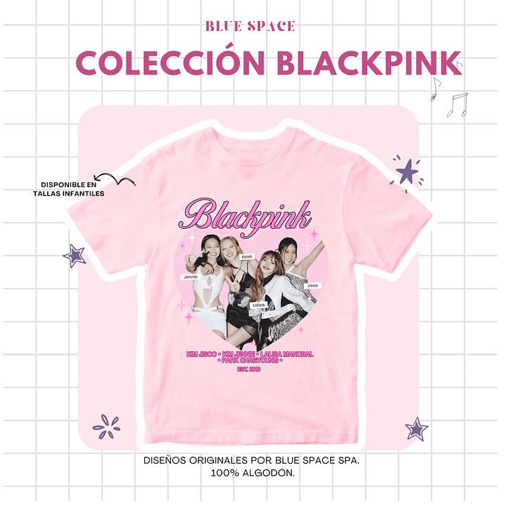 Polera BLACKPINK - Grupal 3