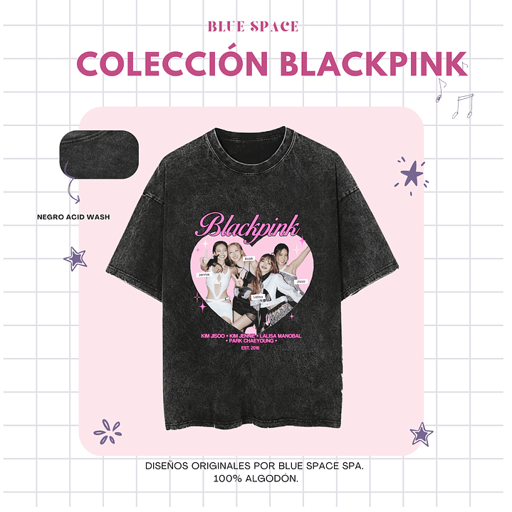 Polera BLACKPINK - Grupal 5