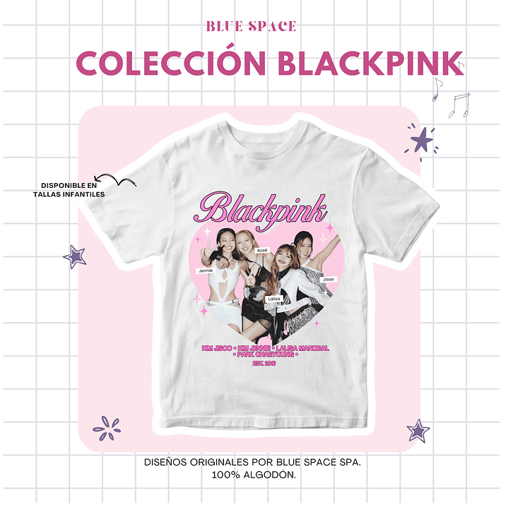 Polera BLACKPINK - Grupal 2