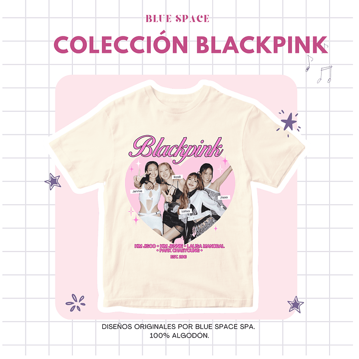 Polera BLACKPINK - Grupal 4