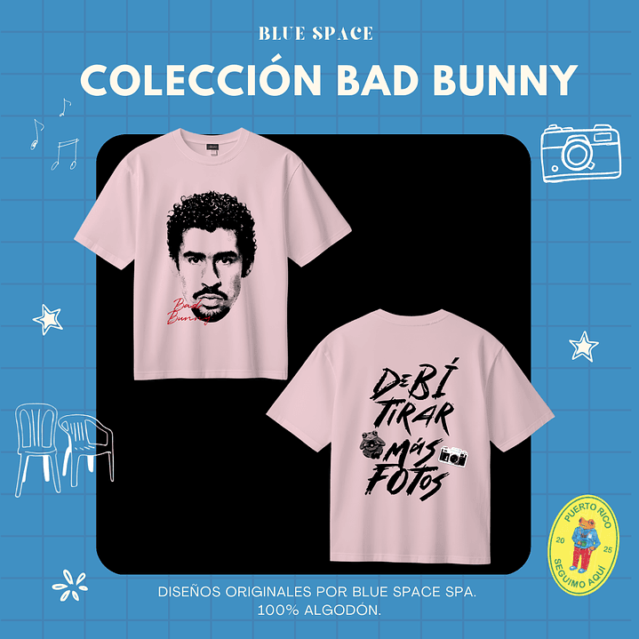 Polera BAD BUNNY - DEBÍ TIRAR MÁS FOTOS 1