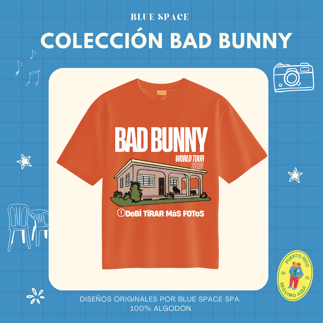 Polera BAD BUNNY - DtMF WORLD TOUR 4