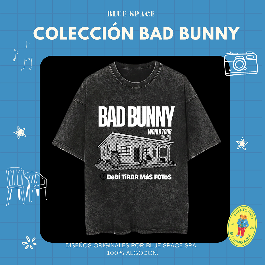 Polera BAD BUNNY - DtMF WORLD TOUR 3