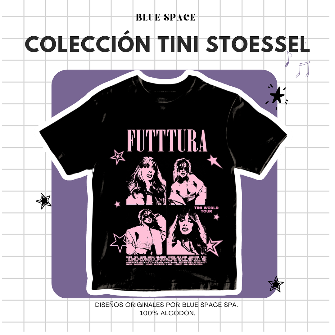 Polera MIENTEME - TINI FUTTTURA TOUR 1