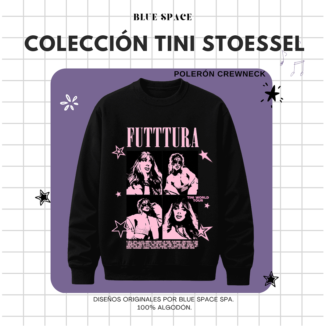 Polera MIENTEME - TINI FUTTTURA TOUR 8