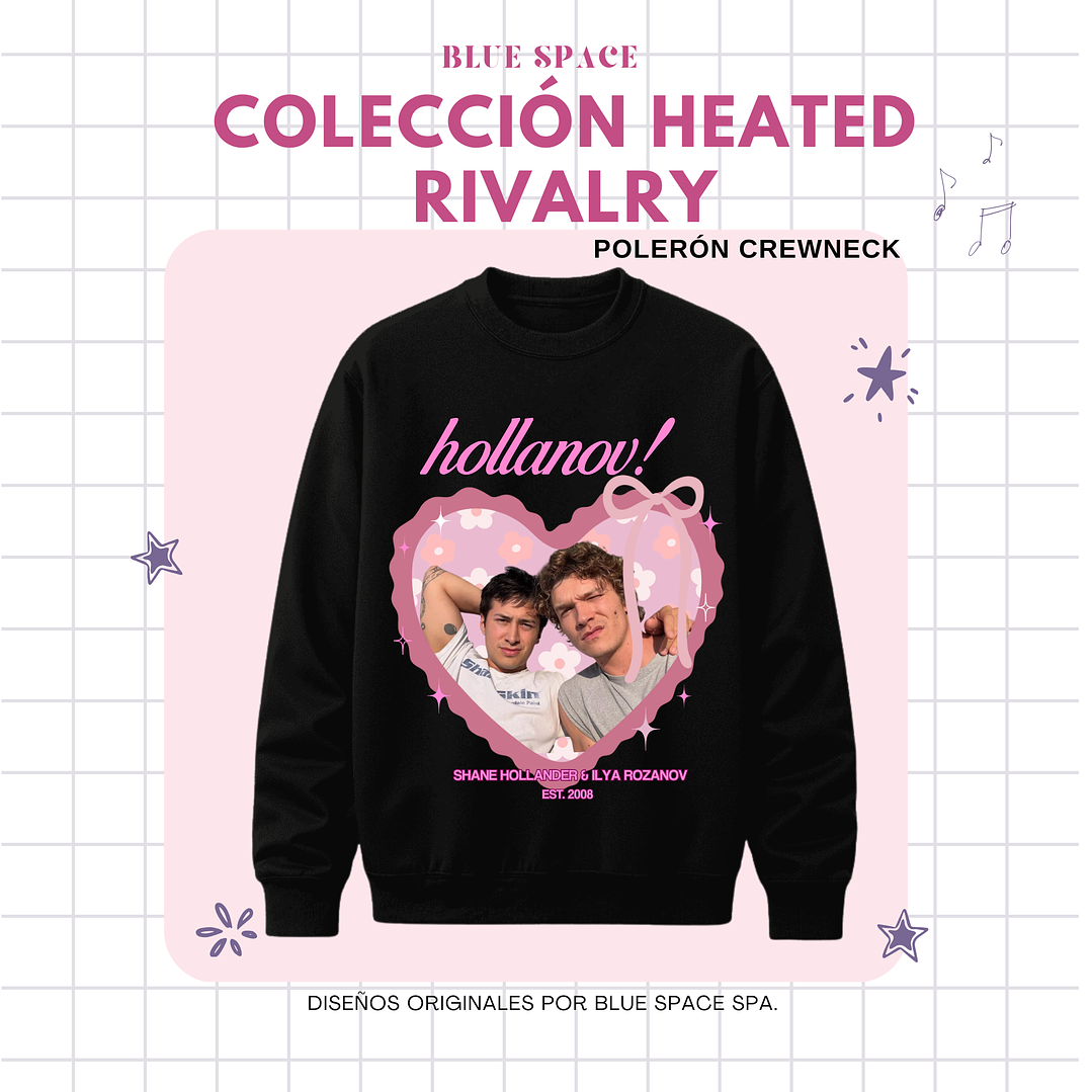 Polera Heated Rivalry - Heart Design  7