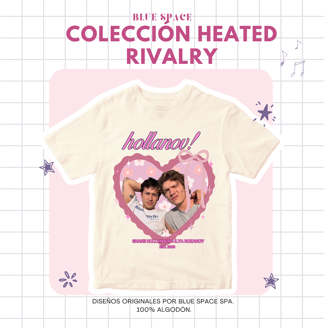 Polera Heated Rivalry - Heart Design  3