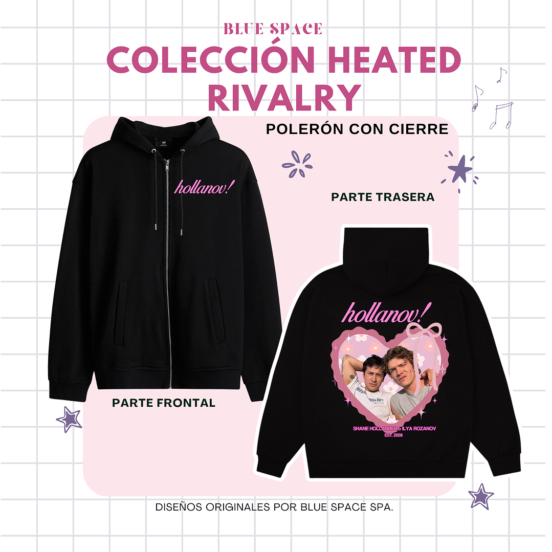 Polera Heated Rivalry - Heart Design  8