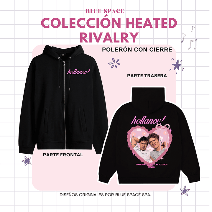 Polera Heated Rivalry - Heart Design  8