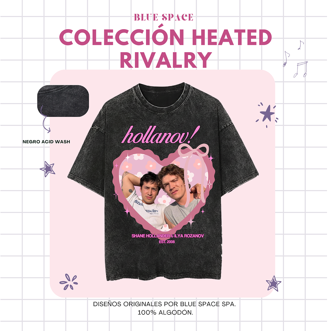 Polera Heated Rivalry - Heart Design  4