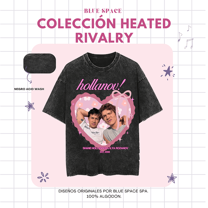 Polera Heated Rivalry - Heart Design  4