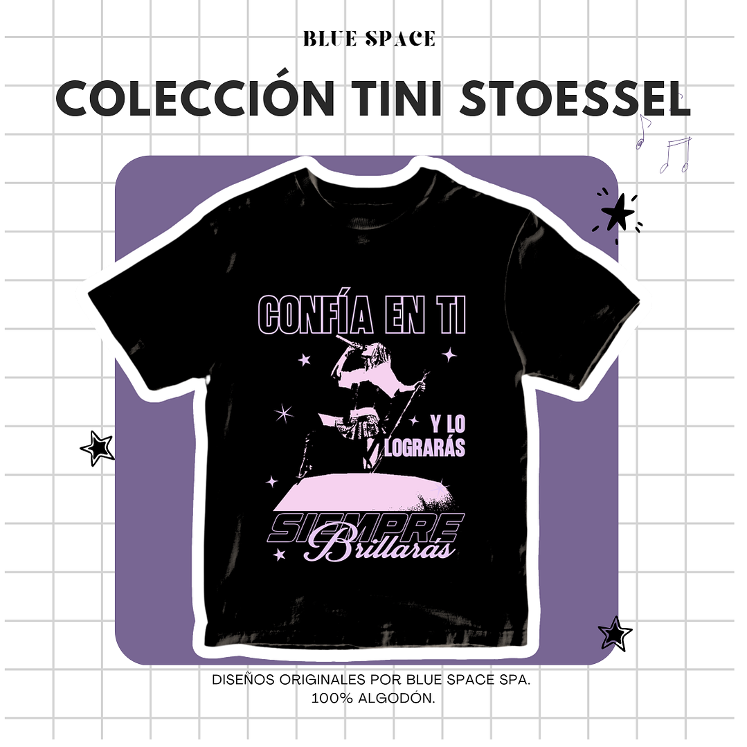 Polera SIEMPRE BRILLARÁS VIOLETTA - TINI FUTTTURA TOUR VER. 1 2