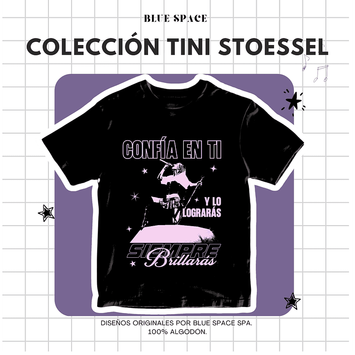 Polera SIEMPRE BRILLARÁS VIOLETTA - TINI FUTTTURA TOUR VER. 1 2