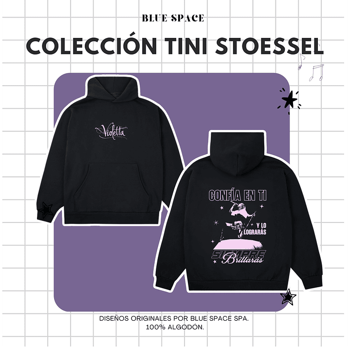 Polera SIEMPRE BRILLARÁS VIOLETTA - TINI FUTTTURA TOUR VER. 1 1