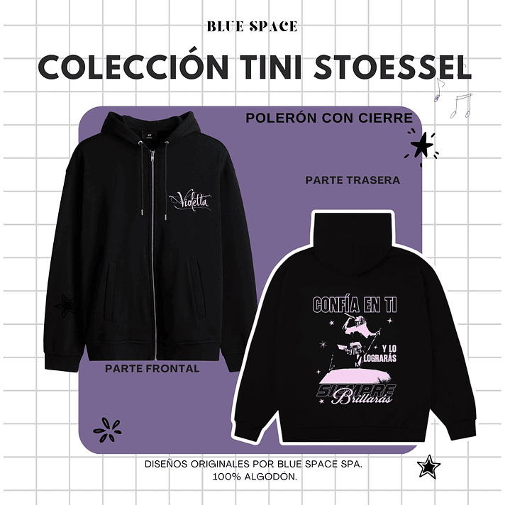 Polera SIEMPRE BRILLARÁS VIOLETTA - TINI FUTTTURA TOUR VER. 1 4