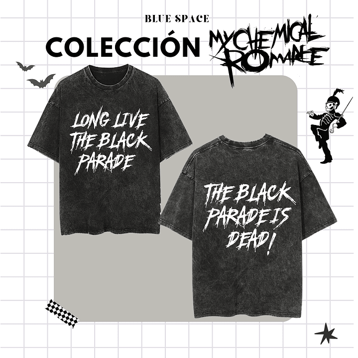 Polera MY CHEMICAL ROMANCE - WELCOME TO THE BLACK PARADE 1