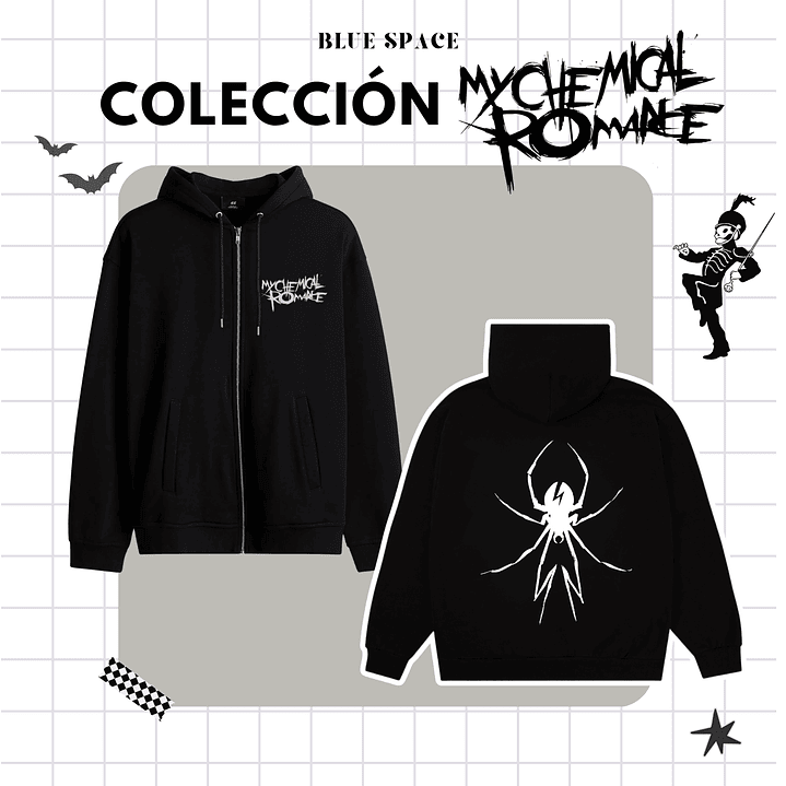 Polera MY CHEMICAL ROMANCE - SPIDER 6