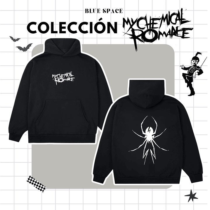 Polera MY CHEMICAL ROMANCE - SPIDER 8