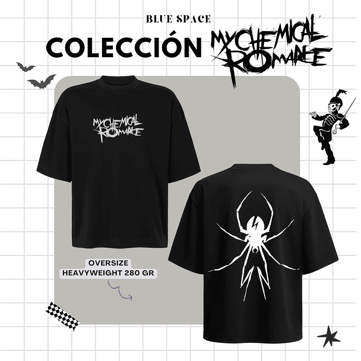 Polera MY CHEMICAL ROMANCE - SPIDER 4