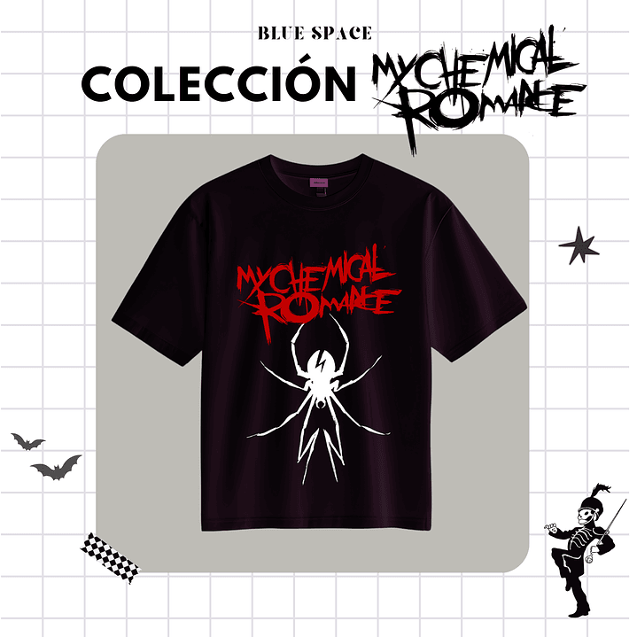 Polera MY CHEMICAL ROMANCE - SPIDER (ONE SIDE) 1