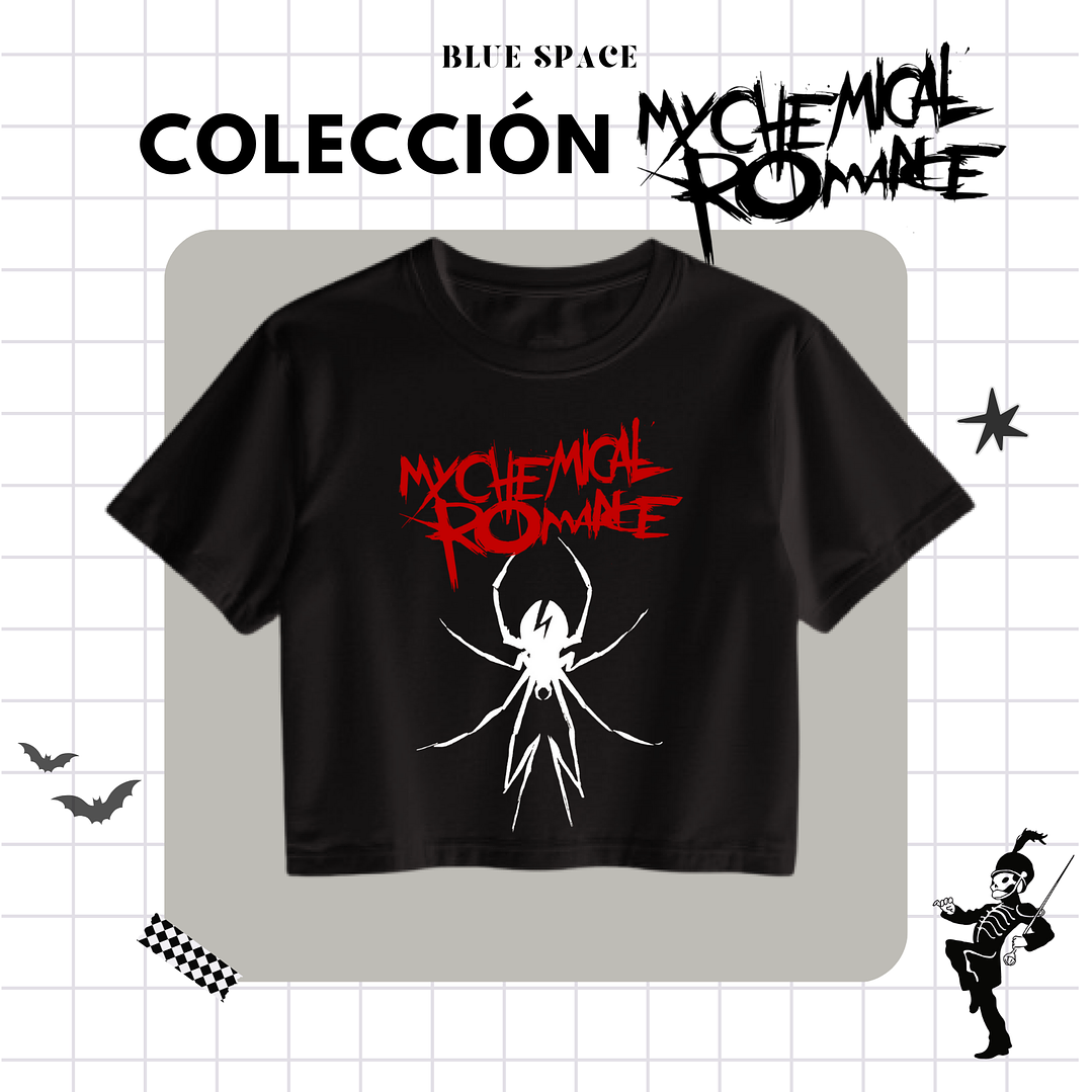 Polera MY CHEMICAL ROMANCE - SPIDER (ONE SIDE) 2