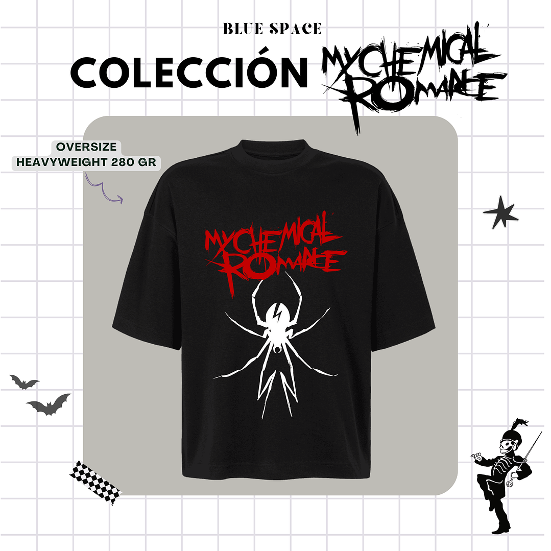 Polera MY CHEMICAL ROMANCE - SPIDER (ONE SIDE) 3