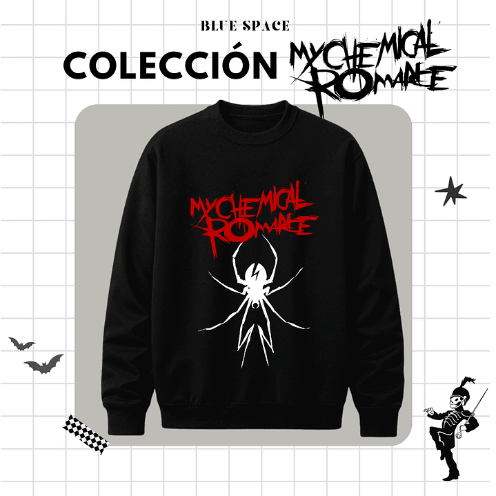 Polera MY CHEMICAL ROMANCE - SPIDER (ONE SIDE) 6