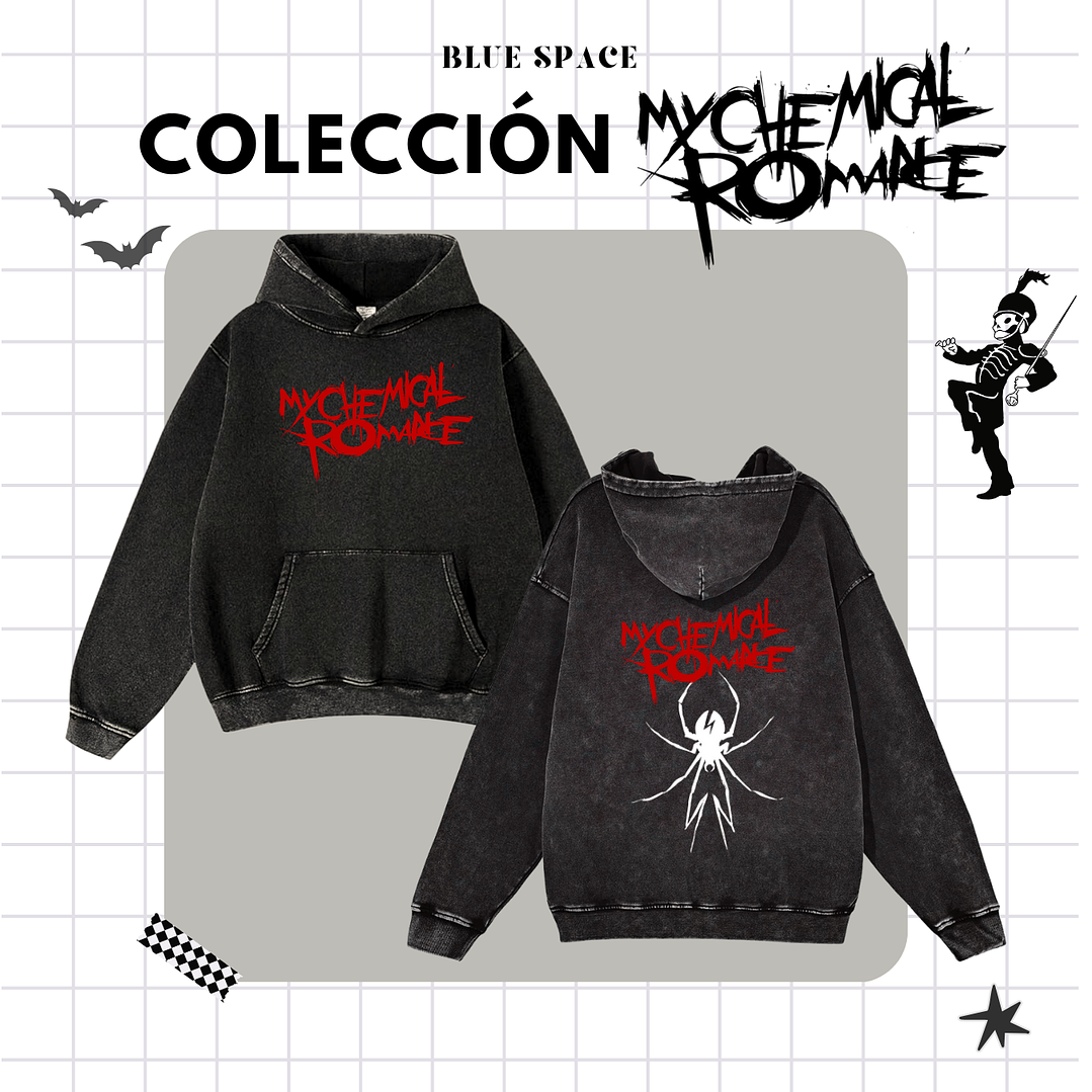 Polera MY CHEMICAL ROMANCE - SPIDER (ONE SIDE) 7