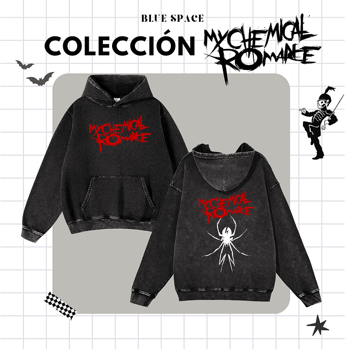 Polera MY CHEMICAL ROMANCE - SPIDER (ONE SIDE) 7