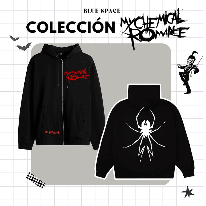 Polera MY CHEMICAL ROMANCE - SPIDER (ONE SIDE) 8
